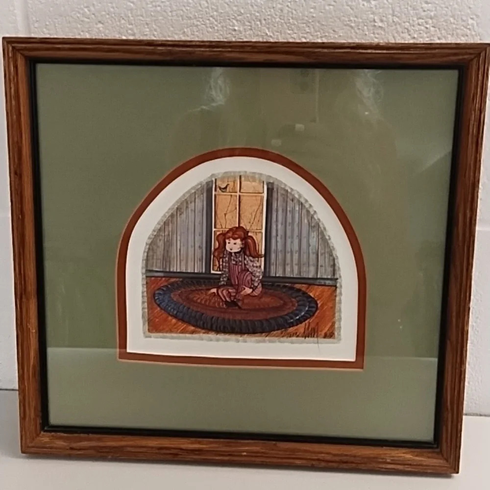 P. Buckley Moss 391/1000 1985 Professionally Matted, Framed,‎ Signed Print